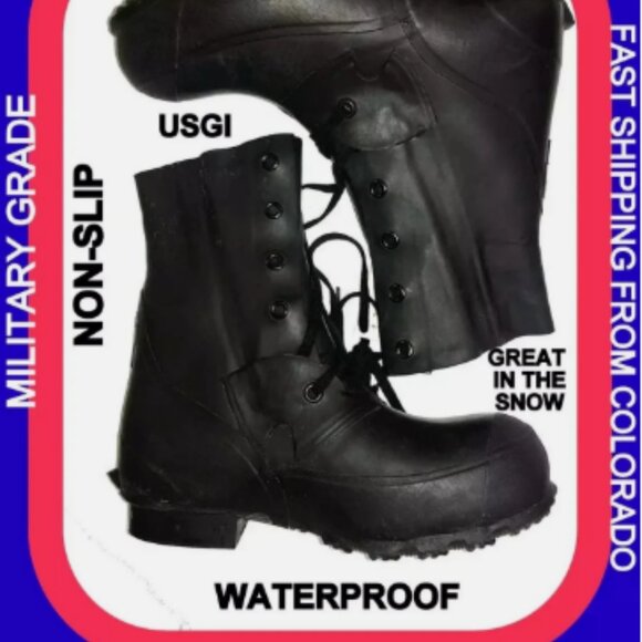 EXTREME ARCTIC COLD WEATHER sz7/X-WIDE MICKEY BUNNY BLACK BOOTS NO VALVE main image 5